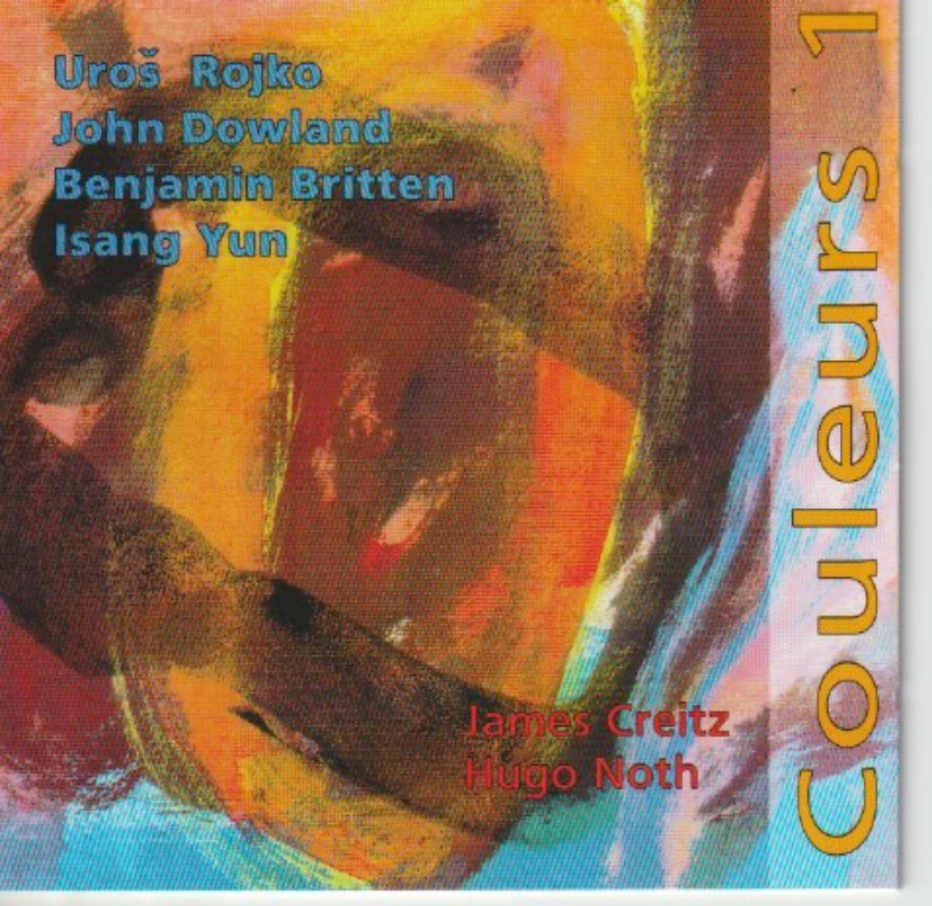 Couleurs 1 — Rojko · Dowland · Britten · Yun
